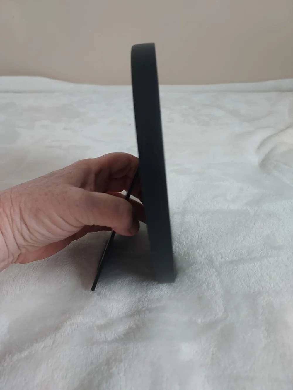 Malden Black Heart Photo Frame with White 